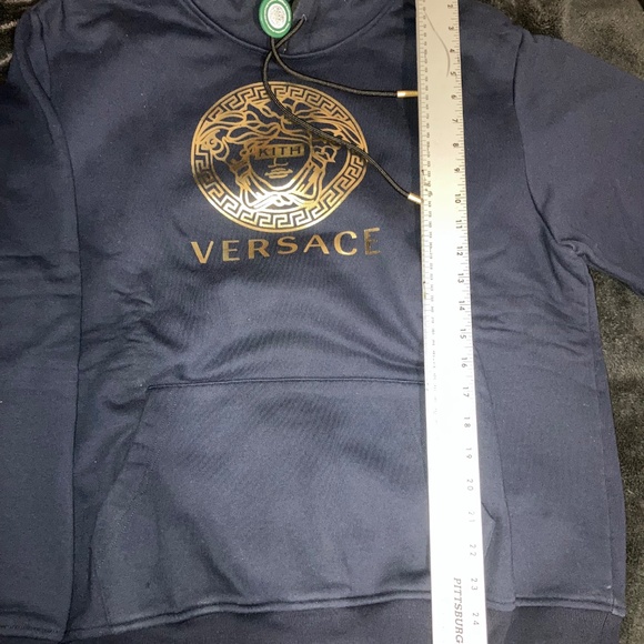 Kith x Versace Medusa Hoodie(NAVY) - Picture 4 of 6